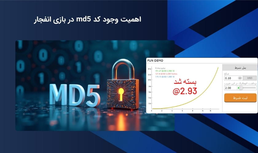 چرا کد md5 در بازی انفجار اهمیت دارد؟