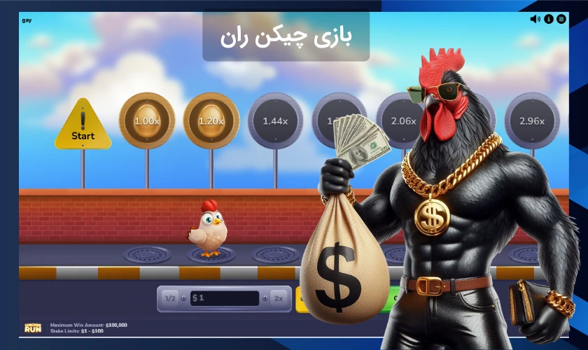 بازی چیکن ران