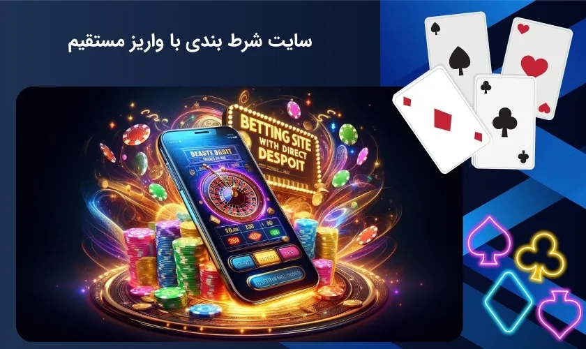 سایت شرط بندی با واریز مستقیم بانکی؛ سریع، مطمئن و بدون دردسر
