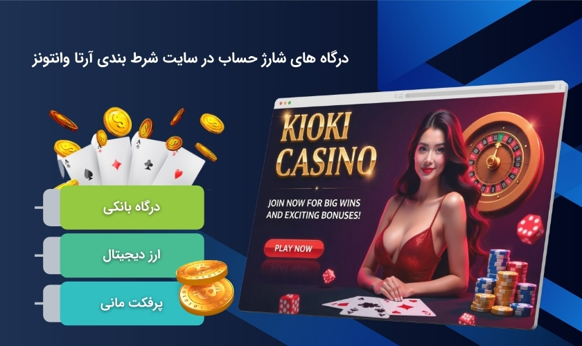 معرفی روش های شارژ حساب کاربری در کیوکی کازینو