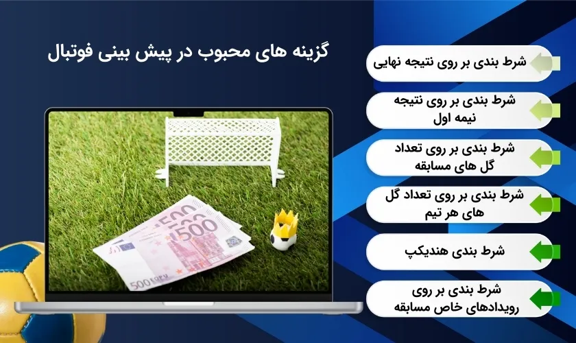 انواع پرطرفدار شرط بندی فوتبال